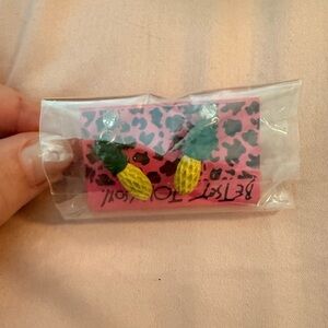 Betsey Johnson Pineapple Earrings